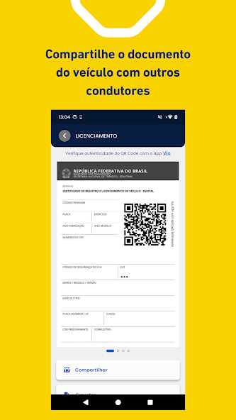Tela 5 do aplicativo CNH do Brasil